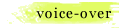 voice-over